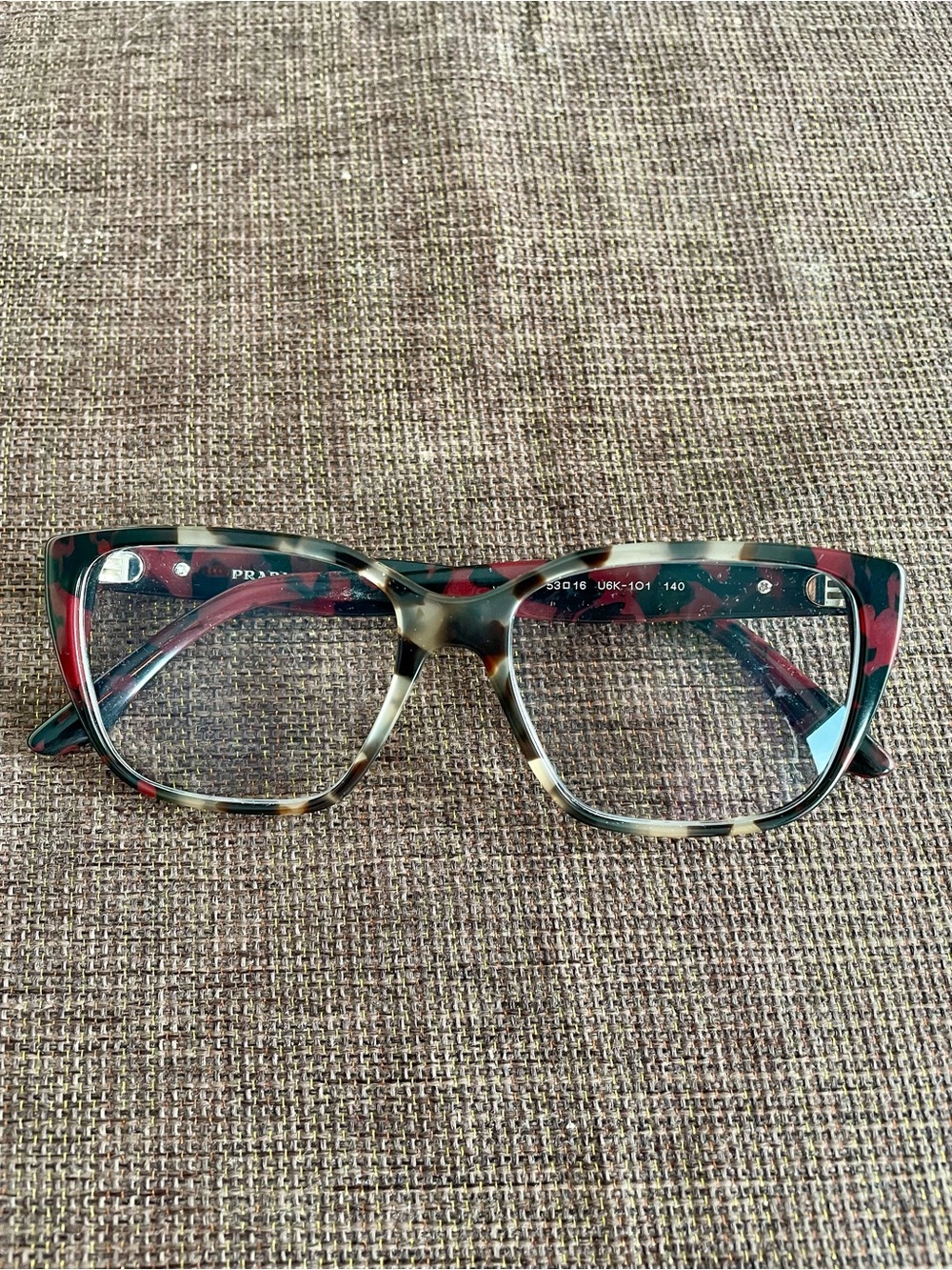Prada Tortoise Pattern Eyewear - Picture 3 of 7